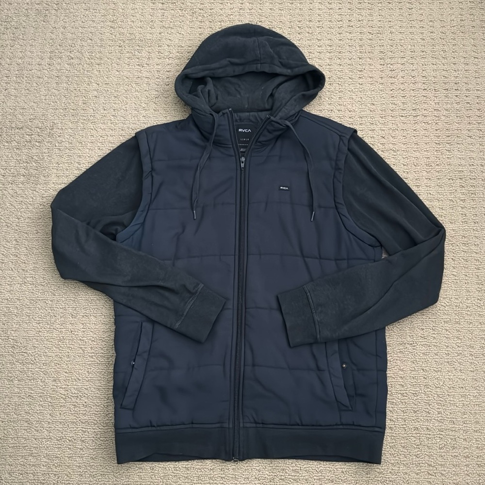 RVCA Large men’s hooded jacket